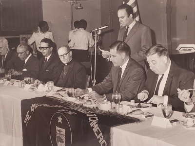 Felipe Vicini diserta en Almuerzo AMCHAMDR Febrero 1968