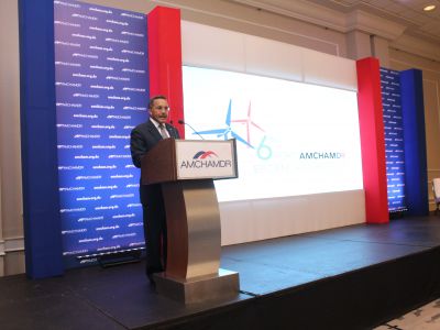 Ramón Ortega, Presidente de AMCHAMDR