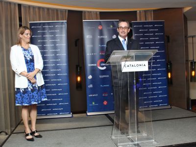 William Malamud, vicepresidente ejecutivo de AMCHAMDR, destaca el apoyo de los socios y los miembros de los Comité de Trabajo.