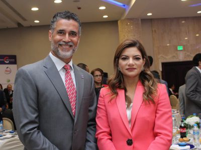 Gilson Ribeiro y Paola Rainieri de Díaz