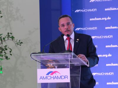 Ramón Ortega, presidente de AMCHAMDR