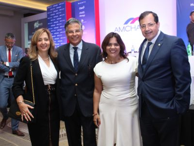 Lourdes Bonelly, Alberto Espaillat, Zoila Bello y Steven Puig.